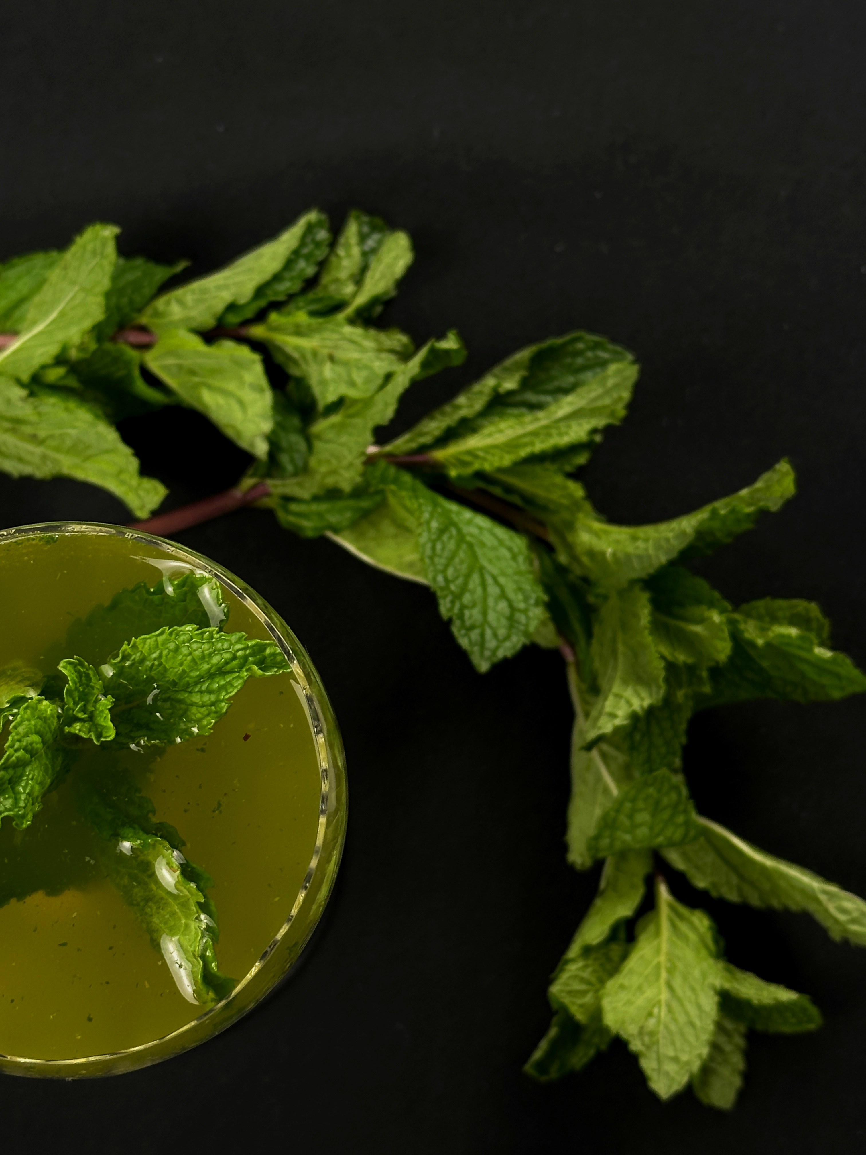 Signature martini cocktail